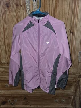 Pink and Gray Windbreaker Jacket - Pearl Izumi